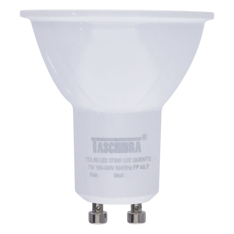 Lampada-de-Led-Dicroica-TDL50-Taschibra-Prime-7W-2700K-AutovoltFrontal2