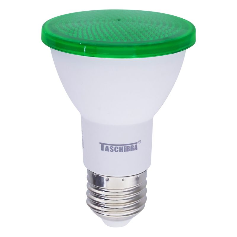 Lampada-de-Led-PAR20-Taschibra-6W-Luz-Verde-AutovoltFrontalTopo1