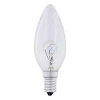 Lâmpada Incandescente E14 Vela Taschibra 40W Luz Clara