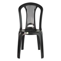 Cadeira Plástica Atlântida Preta Tramontina Basic