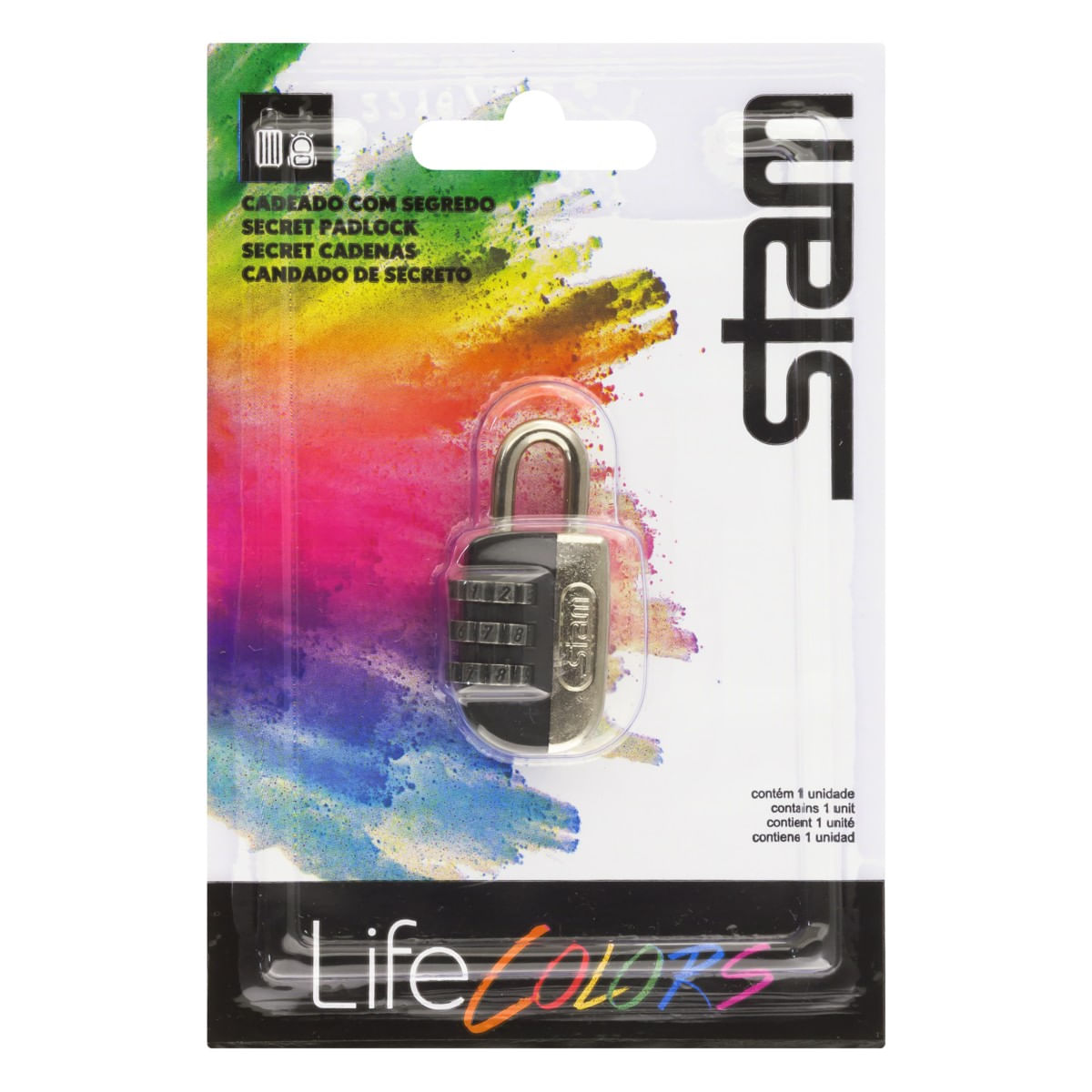 CadeadoPretocomSegredoStam20mmEmbalagemFrontal3