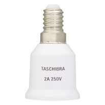 Soquete Adaptador E14 para E27 Taschibra 2 unidades