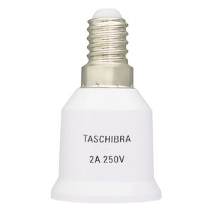 Soquete Adaptador E14 para E27 Taschibra 2 unidades