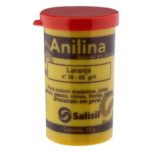 Anilina em Pó Solúvel Salisil 25g Laranja