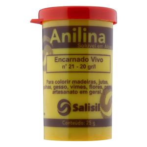 Anilina em Pó Solúvel Salisil 25g Encarnado Vivo