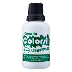 Corante para Tinta Salisil 34ml Preto