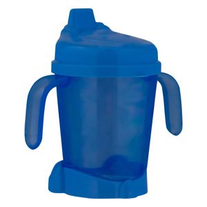 Copo com Alça e Tampa Adoleta Bebê Azul 200ml