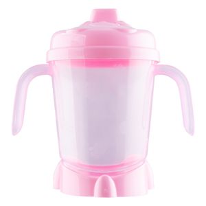 Copo com Alça e Tampa Adoleta Bebê Rosa 200ml