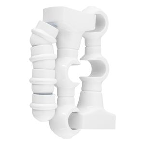 Suporte para Varão de Cortina Branco Std Duplo Médio 2 unidades