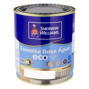 Tinta Esmalte Sintético Base D'Água Alto Brilho Sherwin Williams 900ml Platina