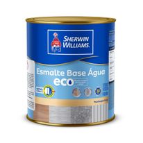 Tinta Esmalte Sintético Base D'Água Alto Brilho Sherwin Williams 900ml Preta