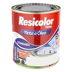 Tinta a Óleo Brilhante Resicolor 900ml Branca