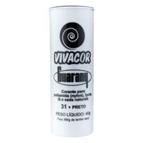 Corante de Tecido Vivacor Guarany 40g Preto