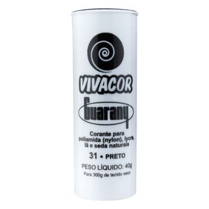 Corante de Tecido Vivacor Guarany 40g Preto