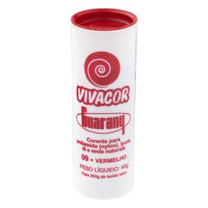 Corante de Tecido Vivacor Guarany 40g Vermelho