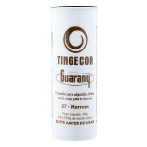 Corante de Tecido Tingecor Guarany 40g Marrom