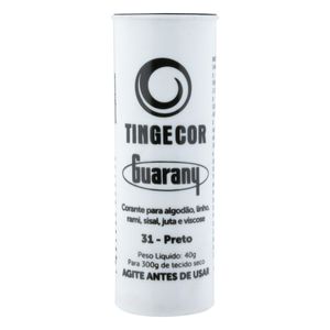 Corante de Tecido Tingecor Guarany 40g Preto