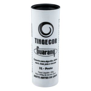 Corante de Tecido Tingecor Guarany 40g Preto