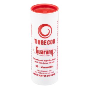 Corante de Tecido Tingecor Guarany 40g Vermelho