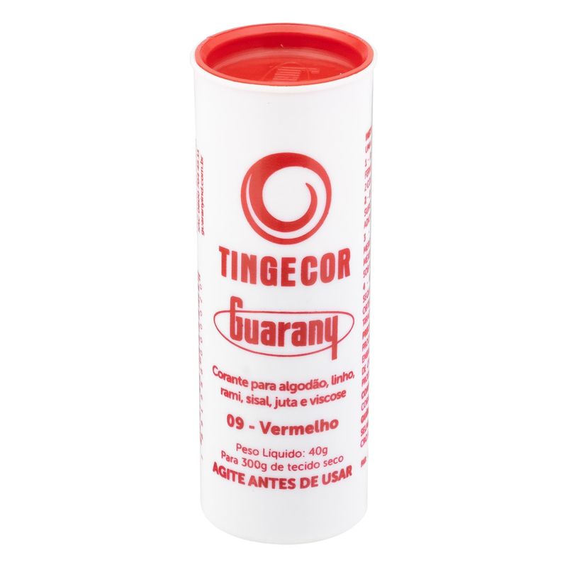 Corante-de-Tecido-Tingecor-Guarany-40g-VermelhoFrontalTopo2