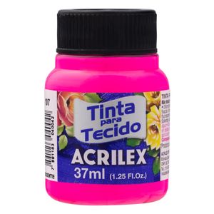 Tinta de Tecido Fluorescente Acrilex 37ml Maravilha