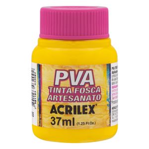 Tinta para Artesanato Fosca Acrilex 37ml Amarelo Ouro