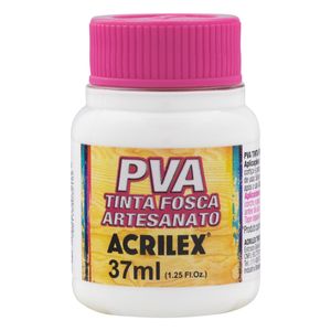 Tinta para Artesanato Fosca Acrilex 37ml Branca