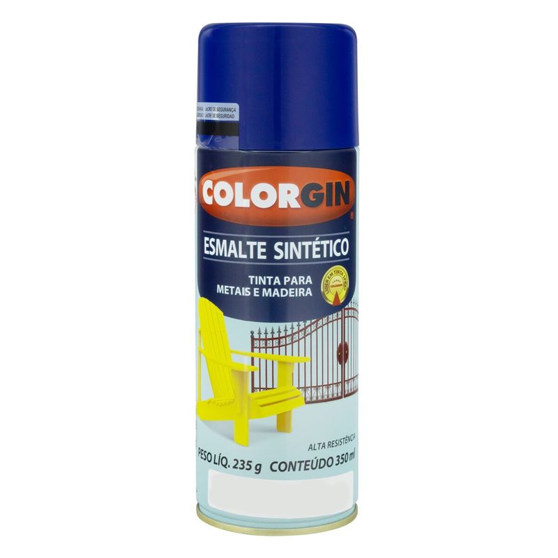 Tinta-Spray-Esmalte-Sintetico-Colorgin-350ml-Azul-ColonialFrontal1