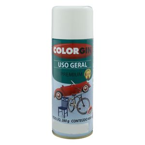 Tinta Spray Uso Geral Colorgin 400ml Branca Refrigerador