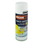 Tinta-Spray-Esmalte-Sintetico-Colorgin-350ml-Branca-FoscaFrontalTopo1