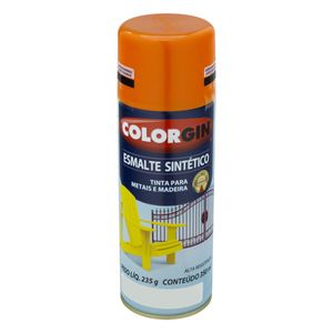 Tinta Spray Esmalte Sintético Colorgin 350ml Laranja