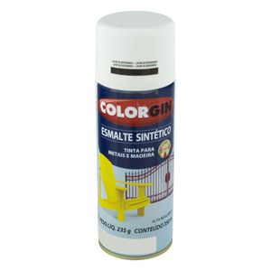 Tinta Spray Esmalte Sintético Colorgin 350ml Branca