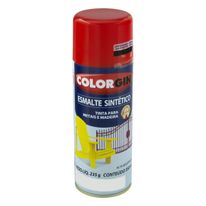 Tinta Spray Esmalte Sintético Colorgin 350ml Vermelha