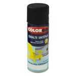 Tinta-Spray-Esmalte-Sintetico-Colorgin-350ml-Preta-FoscaFrontalTopo1