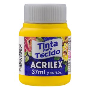 Tinta para Tecido Fosca Acrilex 37ml Amarelo Ouro