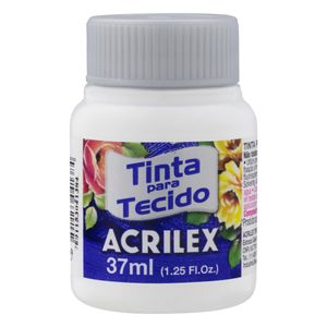 Tinta para Tecido Fosca Acrilex 37ml Branca