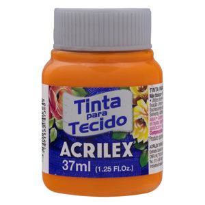 Tinta para Tecido Fosca Acrilex 37ml Laranja