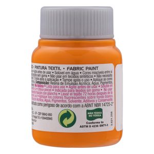 Tinta para Tecido Fosca Acrilex 37ml Laranja