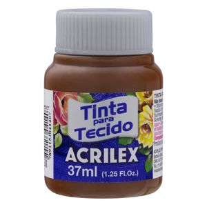 Tinta para Tecido Fosca Acrilex 37ml Marrom