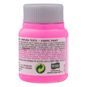 Tinta para Tecido Fosca Acrilex 37ml Rosa