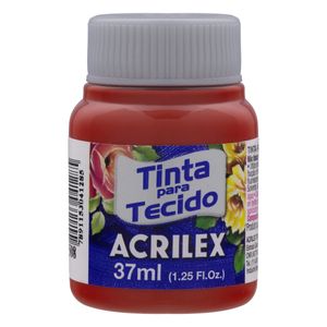 Tinta para Tecido Fosca Acrilex 37ml Vermelho Escarlate