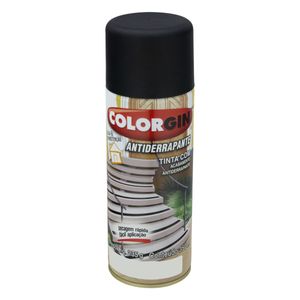 Tinta Spray Antiderrapante Colorgin 350ml Preta