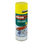 Tinta-Spray-Uso-Geral-Colorgin-400ml-AmarelaFrontalTopo1