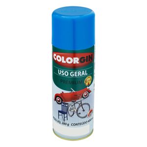 Tinta Spray Uso Geral Colorgin 400ml Azul Médio