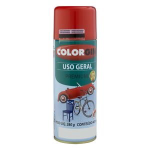 Tinta Spray Uso Geral Colorgin 400ml Vermelha