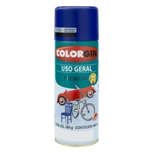 Tinta Spray Uso Geral Colorgin 400ml Azul