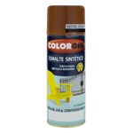 Tinta-Spray-Esmalte-Sintetico-Colorgin-350ml-TabacoFrontal1