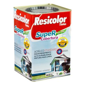 Tinta Acrílica Fosca Resicolor Super Cobertura 18l Marfim