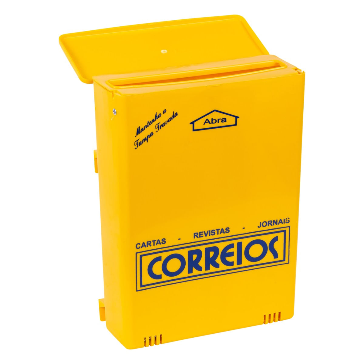 CaixadeCorreiodePVCparaParedeZoldeAmarelaAngularEsquerda2