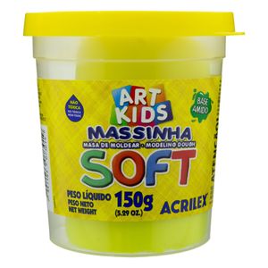 Massa de Modelar Amarela Acrilex 150g